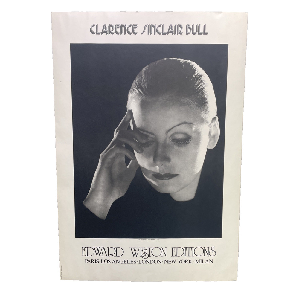 Clarence Sinclair Bull Poster Greta Garbo 1980 Edward Weston Editions Mata Hari